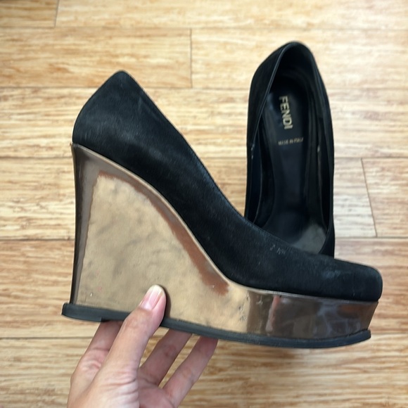 Fendi wedges in fair condition - Picture 2 of 8